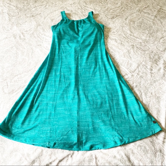 PRANA Skypath Dress Teal Riptide NWT - Picture 3 of 13